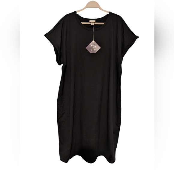 Ava & Viv Dresses & Skirts - Ava & Viv Black T-Shirt Dress